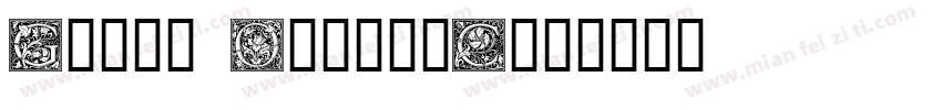 Goudy OrnateC字体转换